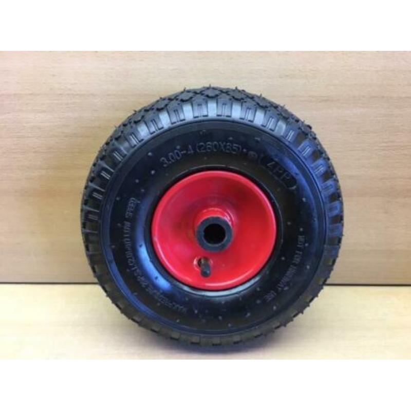Luchtbanden 3.00-4 (260X85) met metalen velg