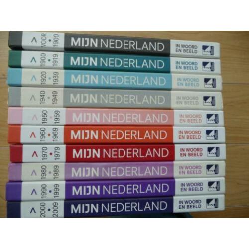 mijn Nederland in worden en beeld 19 dvd en 10 boeken