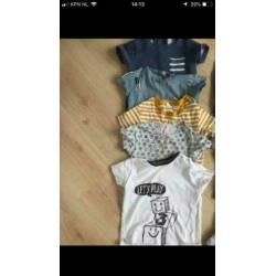 Zomer kleren jongen maat 86 hema/zara