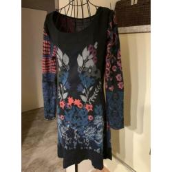 Geweldig mooie jurk van KOOI knitwear, maat 42