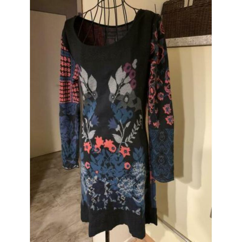 Geweldig mooie jurk van KOOI knitwear, maat 42