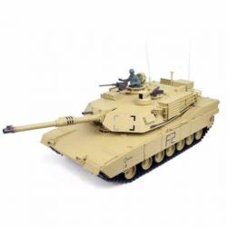 RC tank 1/16 RC M1A2 Abrams sand BB+IR 2.4GHz met schietfunc
