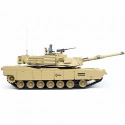 RC tank 1/16 RC M1A2 Abrams sand BB+IR 2.4GHz met schietfunc