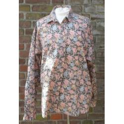 Dames blouse bloemetjes print. Mt. M, merk: elitair