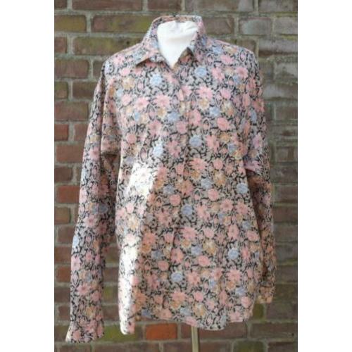 Dames blouse bloemetjes print. Mt. M, merk: elitair