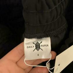 Nieuwe daily paper jogging broek zwart maat S