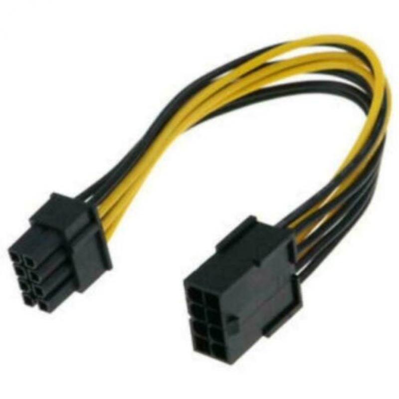 8pin naar 8 Pin PCI Express PCIe Power Verlengkabel ZGAN
