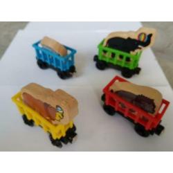 hout thomas de trein dieren wagons nieuw