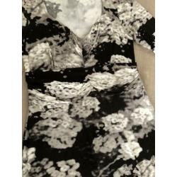 Studio Anneloes jurk zwart/wit. Mt. XL