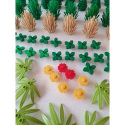 LEGO partij nieuwe bomen en struiken bladeren 139 stuks