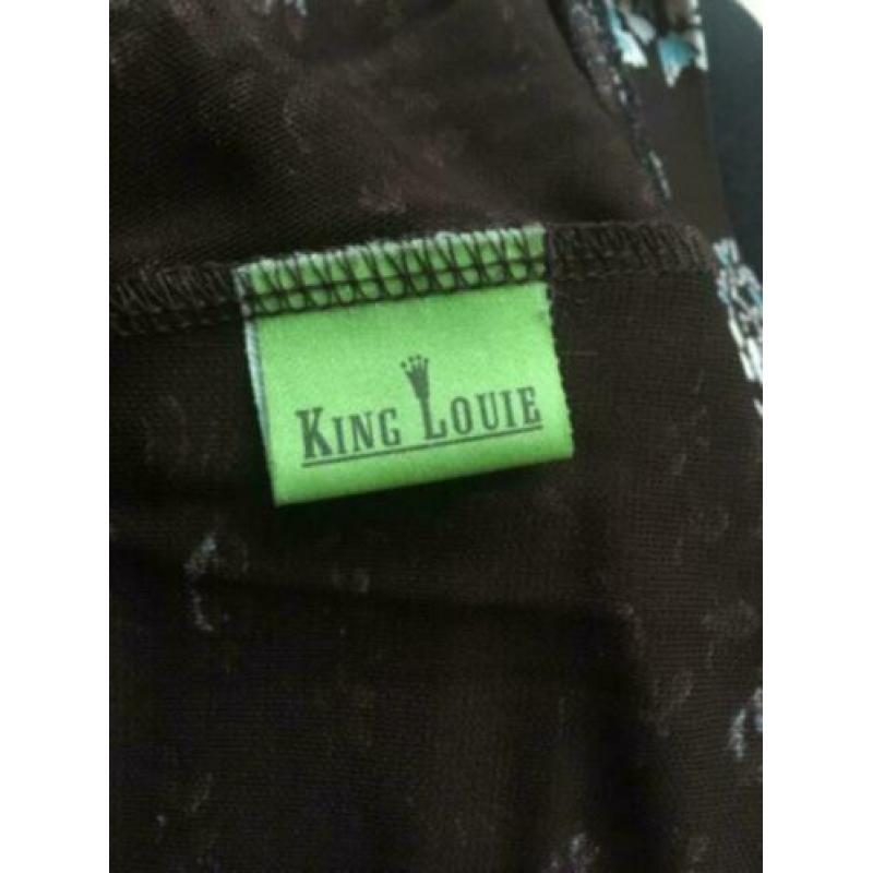 King Louie zwierig rokje bruin retroprint s
