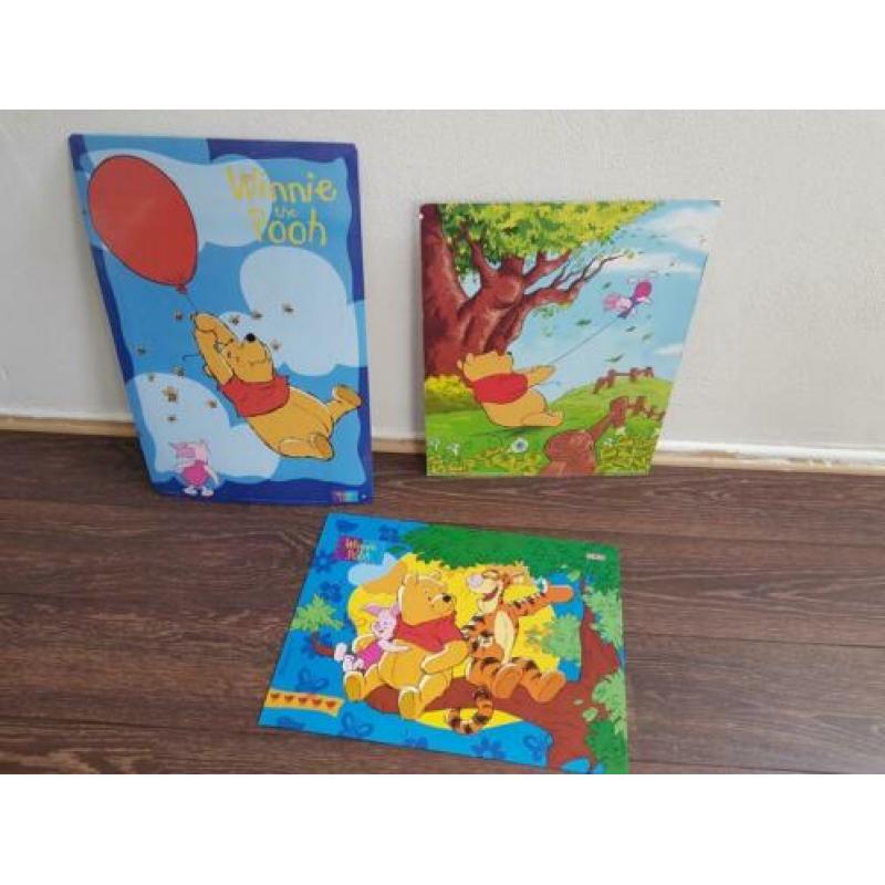 3 platen - posters van winnie the pooh zgan