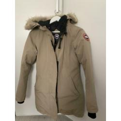 Canada Goose beige/creme winterjas dames maat S