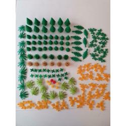 LEGO partij nieuwe bomen en struiken bladeren 139 stuks