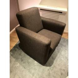 Stoel kleur donker - van stof