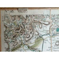 Cassini kaart Nr 58 Narbonne anno 1777 Frankrijk