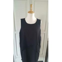 MISS ETAM zwarte jurk met lagen maat 48