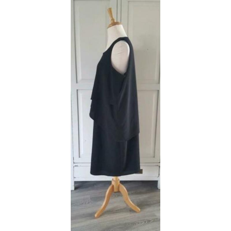 MISS ETAM zwarte jurk met lagen maat 48