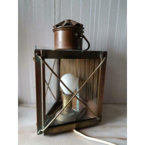 Scheepslamp (triangle) van koper