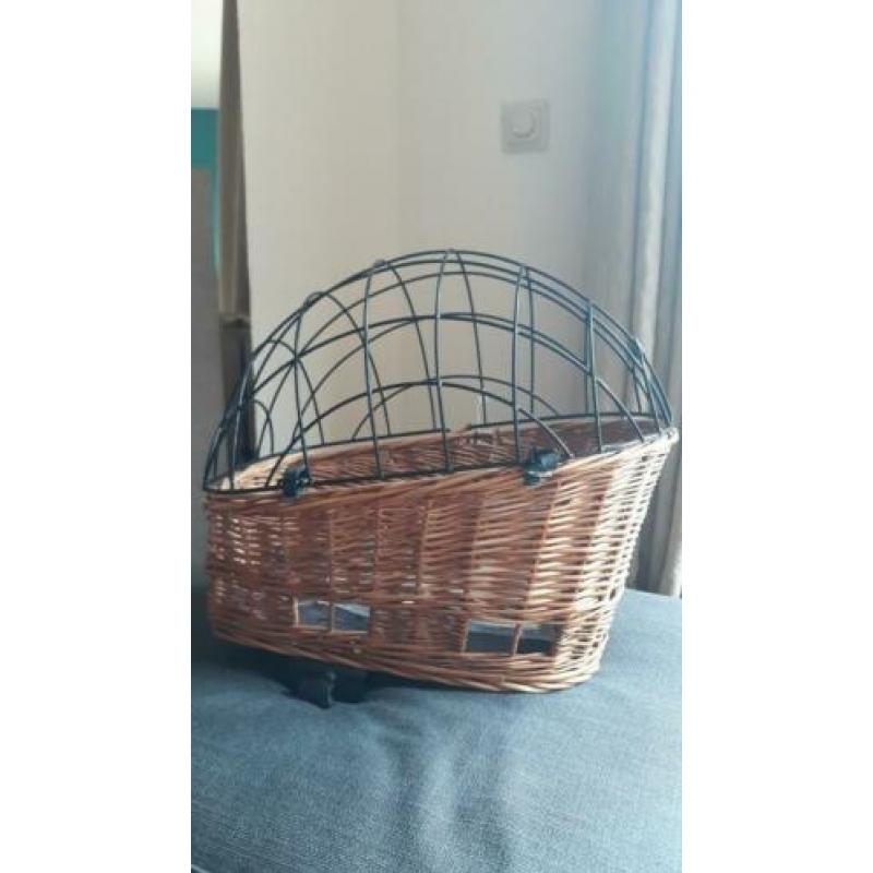 Basil honden fietsmand met korf
