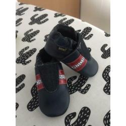 Nieuwe Boumy leren slofjes/schoenen maat M 19/20