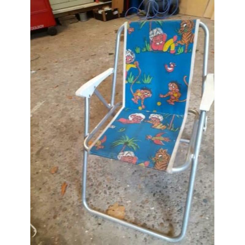 Retro kinder klapstoel camping stoel