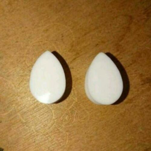 Teardrop tunnels/plugs 19mm, 2 paar!