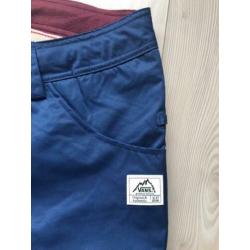 NIEUW! sneeuwbroek VANS pants blauw M-L