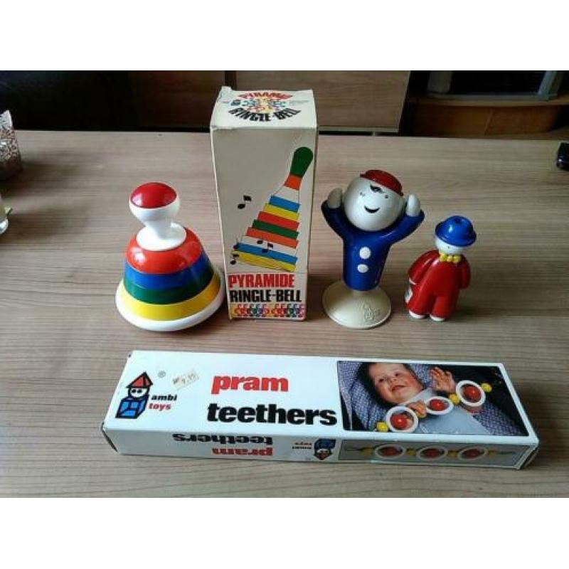 5 Ambi toys speeltjes, v/a 60/70/80 tige jaren .