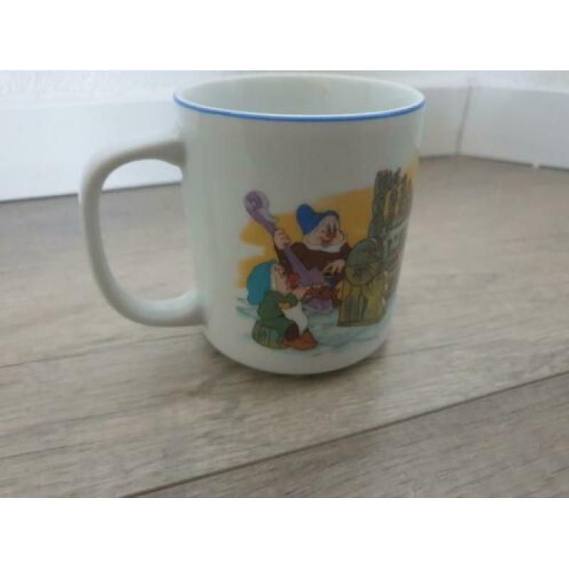 Disney sneeuwwitje en de zeven dwergen mok kop vintage retro