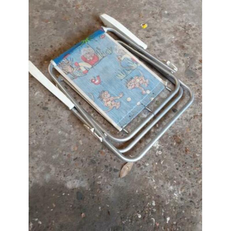 Retro kinder klapstoel camping stoel