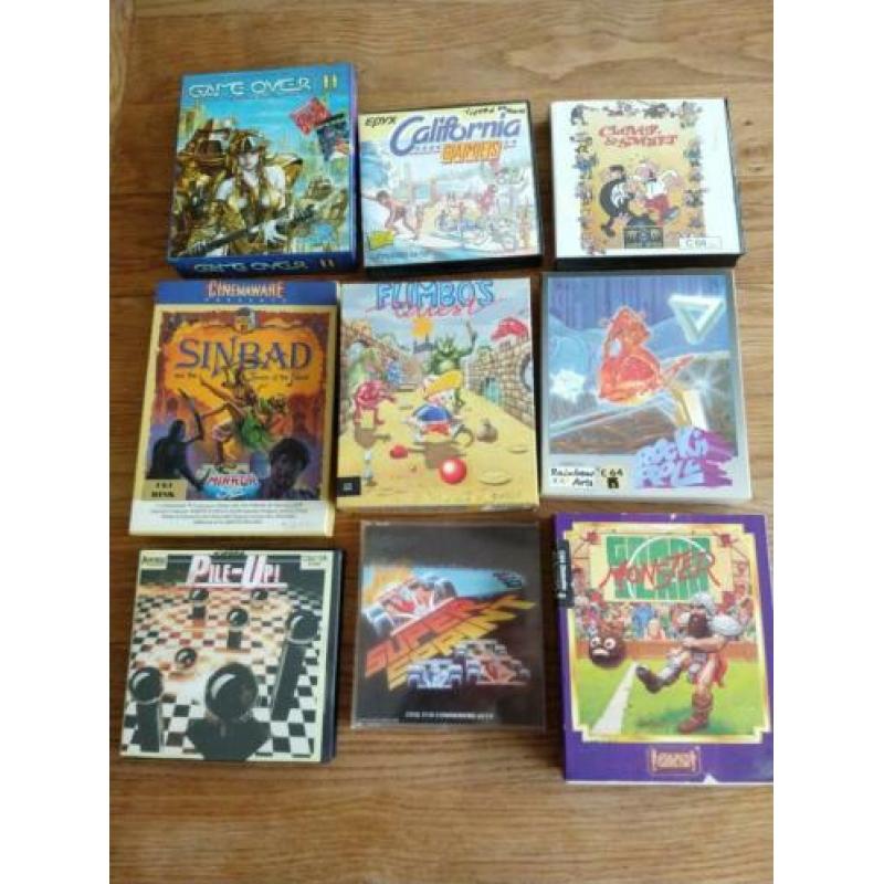 Commodore 64 games op floppy disk's