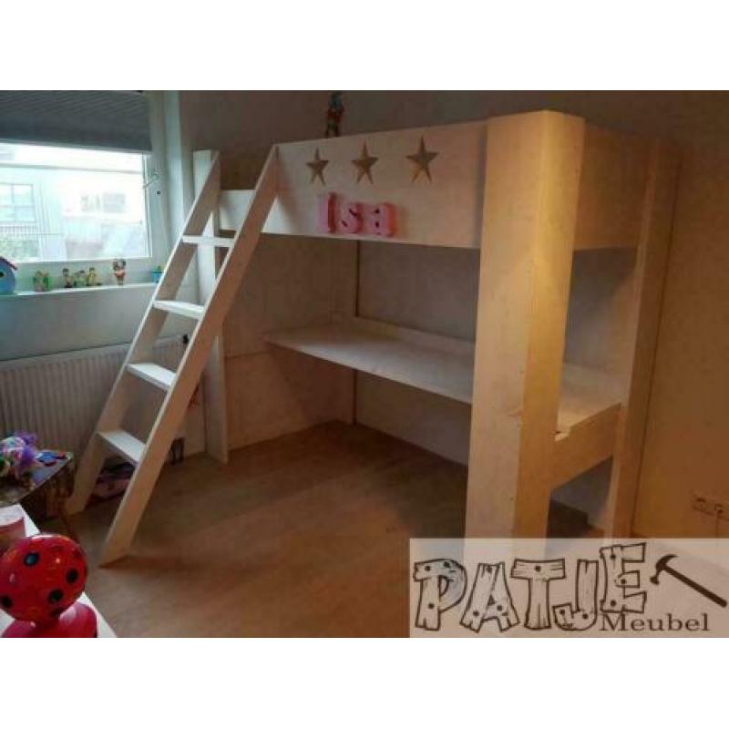 hoogslaper met bureau, gratis washing, gratis bezorgen......