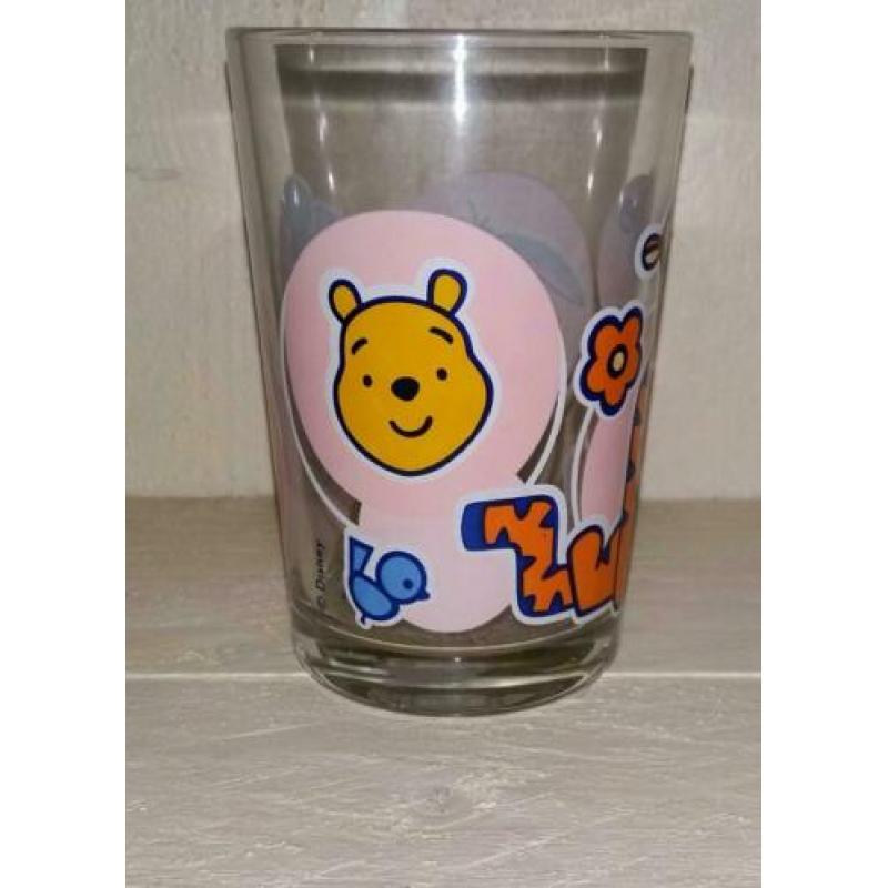 Disney glas Winnie the Pooh & Eeyore & Tijgertje