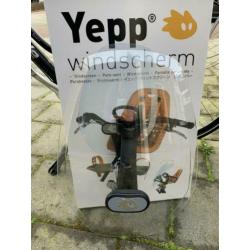 Yepp mini voorzitje grijs met Yepp windscherm