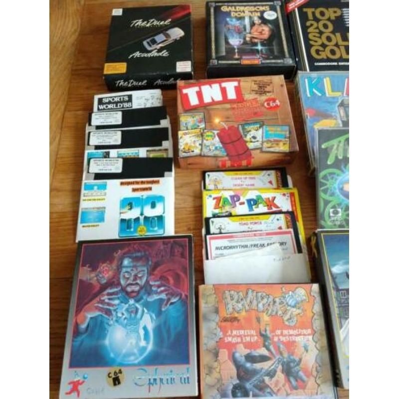 Commodore 64 games op floppy disk's