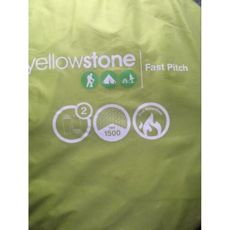 Yellowston pop up tent, zeer goede staat
