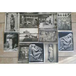 3. Antiek partij fotoprent 25 x kaart 1875 Botticelli Brogi