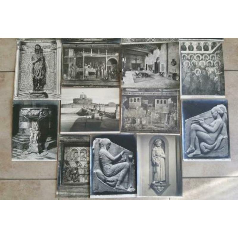 3. Antiek partij fotoprent 25 x kaart 1875 Botticelli Brogi