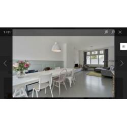 Eettafel / tafel / schragen / werkblad / 6p / 8p / 10p
