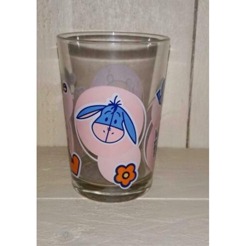 Disney glas Winnie the Pooh & Eeyore & Tijgertje