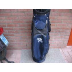 Cartbag met 4 clubs merk Bay Hill