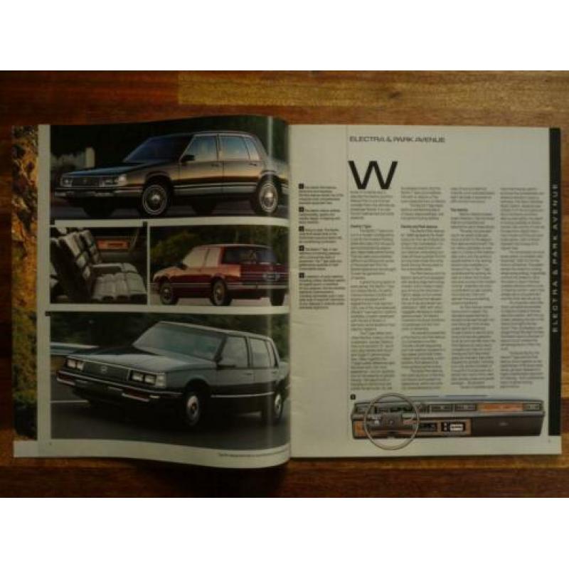 Buick alle modellen 1986 (USA)