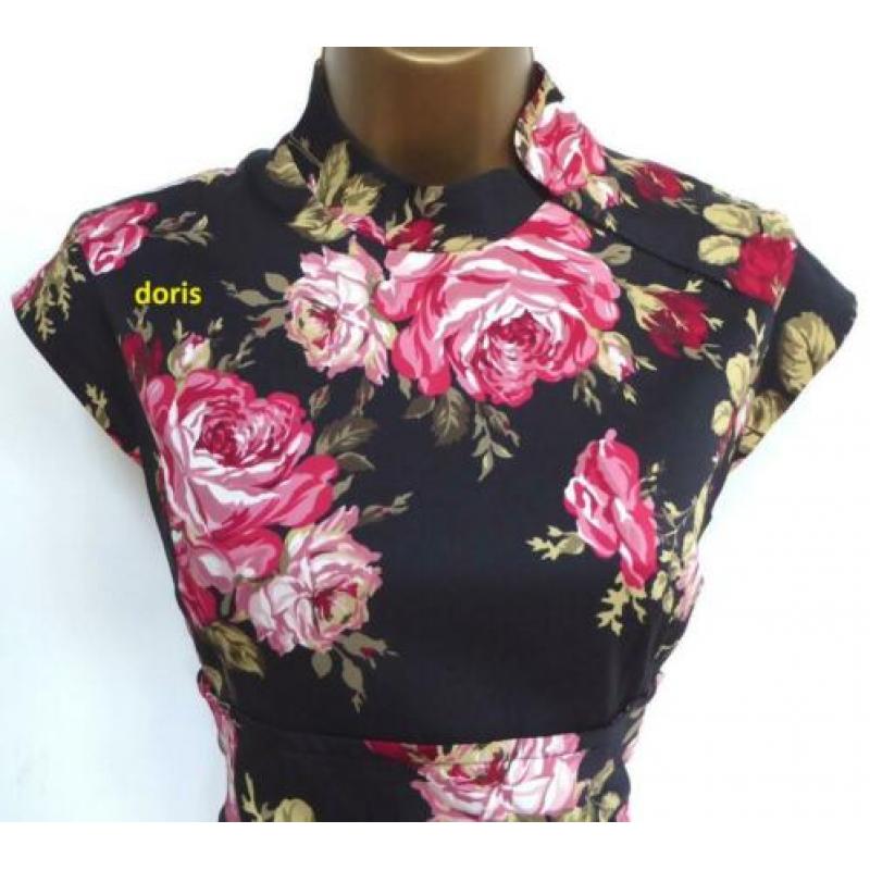 super mooi oriëntale bloemen jurk Karen Millen maat 8/36 oks