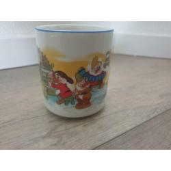 Disney sneeuwwitje en de zeven dwergen mok kop vintage retro