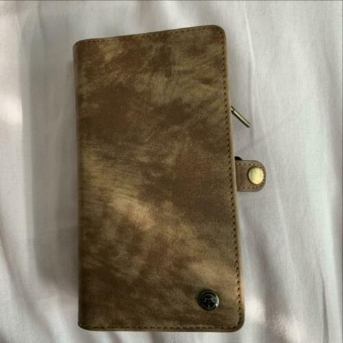 Leren hoesje/portemonnee voor iPhone XR