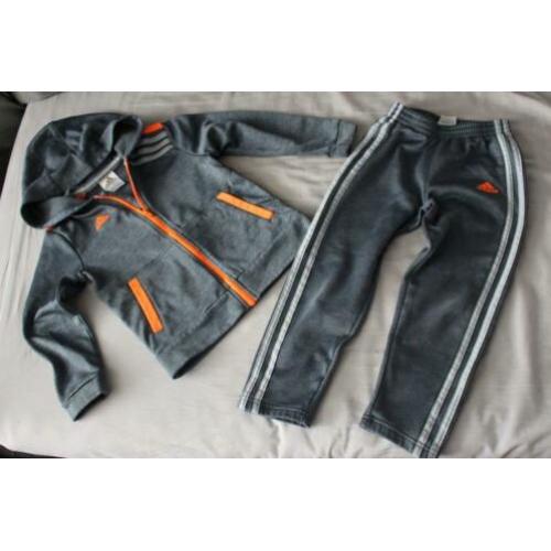 Adidas trainingspakje grijs maat 74