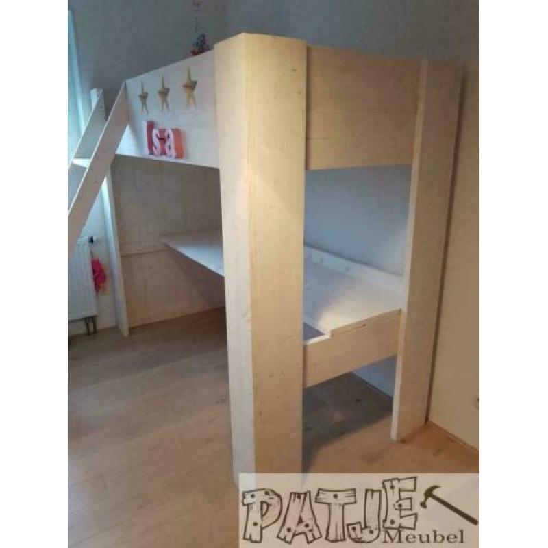 hoogslaper met bureau, gratis washing, gratis bezorgen......