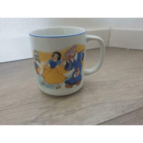 Disney sneeuwwitje en de zeven dwergen mok kop vintage retro