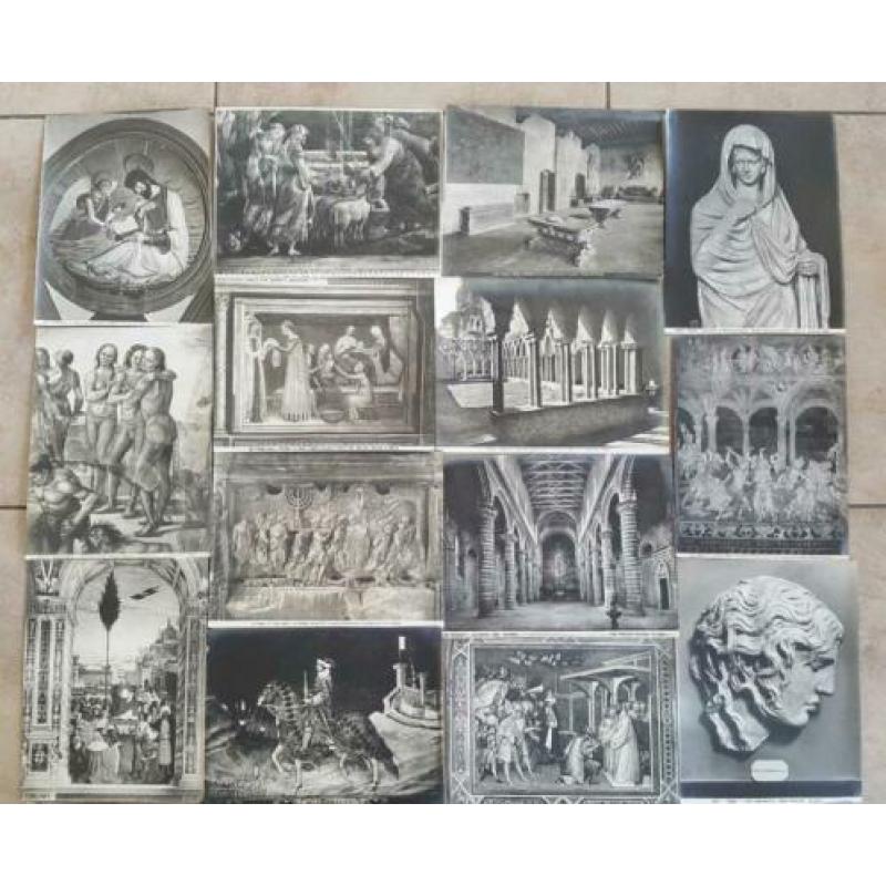 3. Antiek partij fotoprent 25 x kaart 1875 Botticelli Brogi